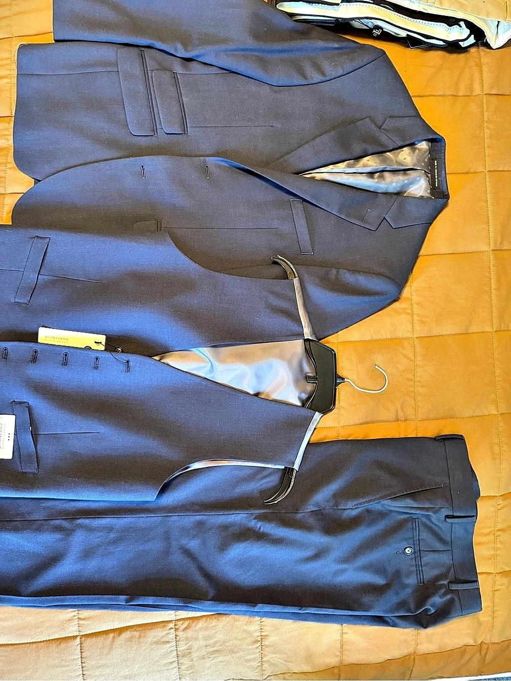 Perry Ellis Blue Suit Set